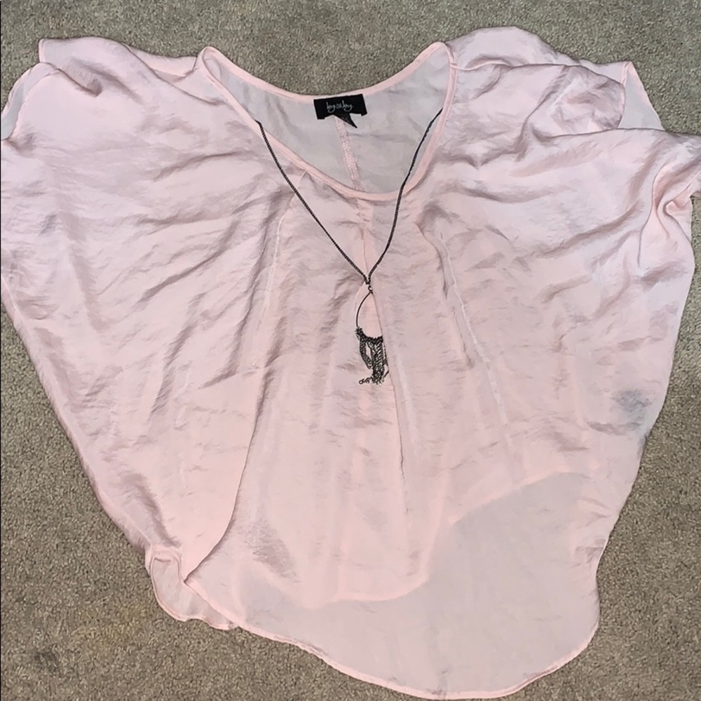 Dress shirt with necklace